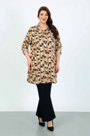 182335 TOPTAN DESENLİ TUNİK