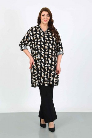 182336 TOPTAN DESENLİ TUNİK