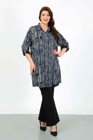 182340 TOPTAN DESENLİ TUNİK