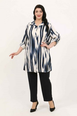 182342 TOPTAN DESENLİ TUNİK