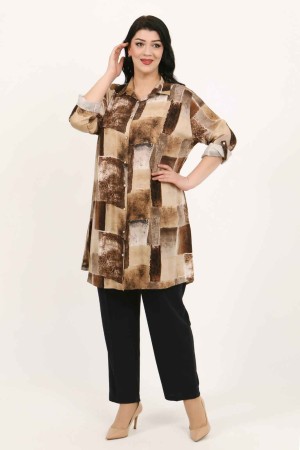 182346 TOPTAN DESENLİ TUNİK