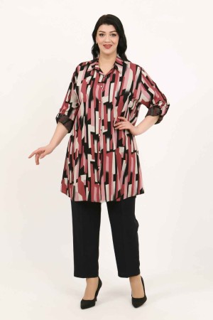 182350 TOPTAN DESENLİ TUNİK