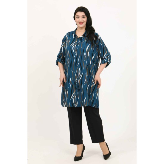 182354 TOPTAN DESENLİ TUNİK