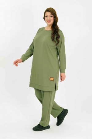 182370 khaki Track suitcase