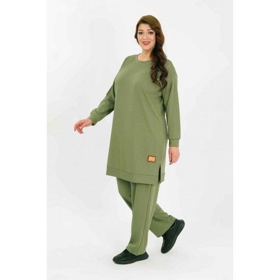 182374 khaki Track suitcase