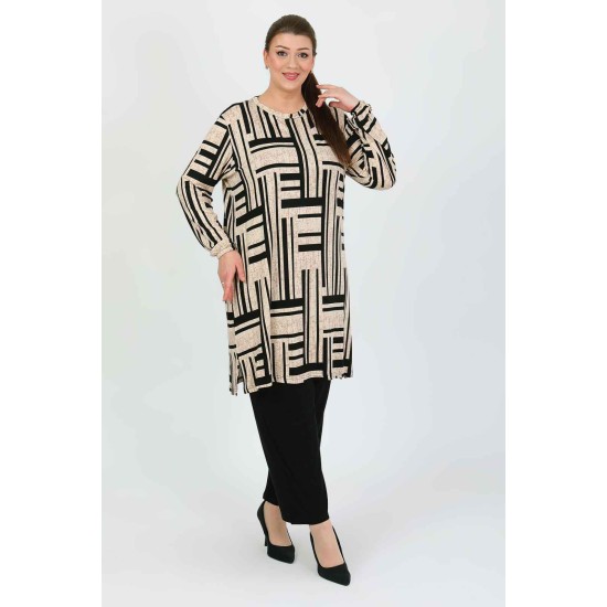 182382 TOPTAN DESENLİ PANTOLON TAKIM