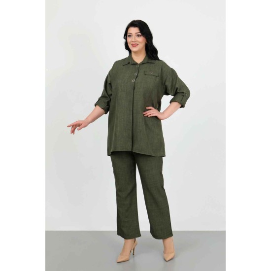 182390 TOPTAN HAKİ PANTOLON TAKIM