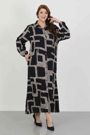 182395 patterned DRESS