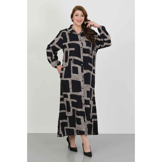 182395 patterned DRESS