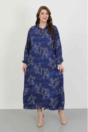 182397 TOPTAN DESENLİ ELBİSE