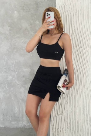 182437 TOPTAN SİYAH ETEK TAKIM