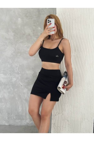 182437 TOPTAN SİYAH ETEK TAKIM