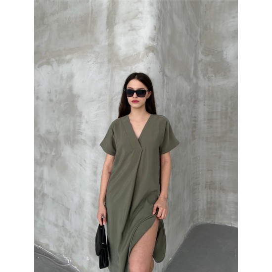 182453 khaki DRESS