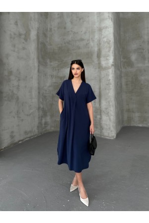 182454 Navy blue DRESS