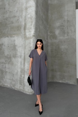 182455 Grey DRESS