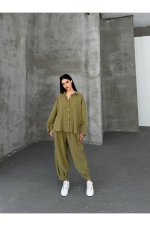 182462 TOPTAN HAKİ PANTOLON TAKIM