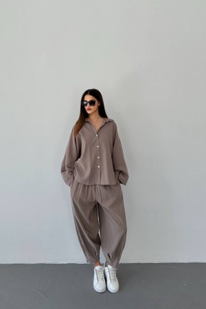 182464 TOPTAN VİZON PANTOLON TAKIM