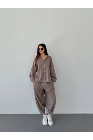 182464 TOPTAN VİZON PANTOLON TAKIM