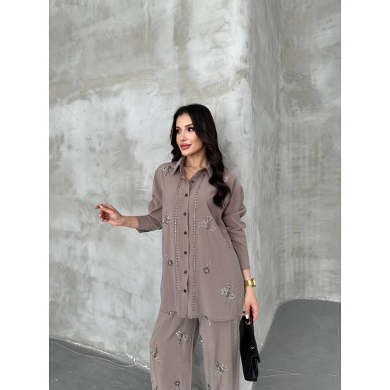 182468 TOPTAN VİZON PANTOLON TAKIM