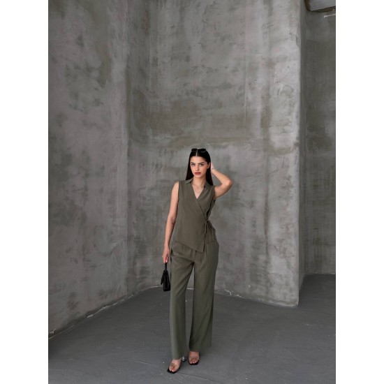 182470 TOPTAN HAKİ PANTOLON TAKIM