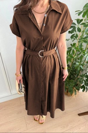 182495 coffee DRESS