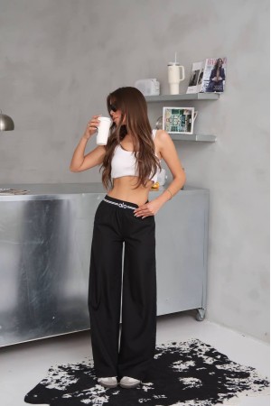 182592 TOPTAN SİYAH PANTOLON