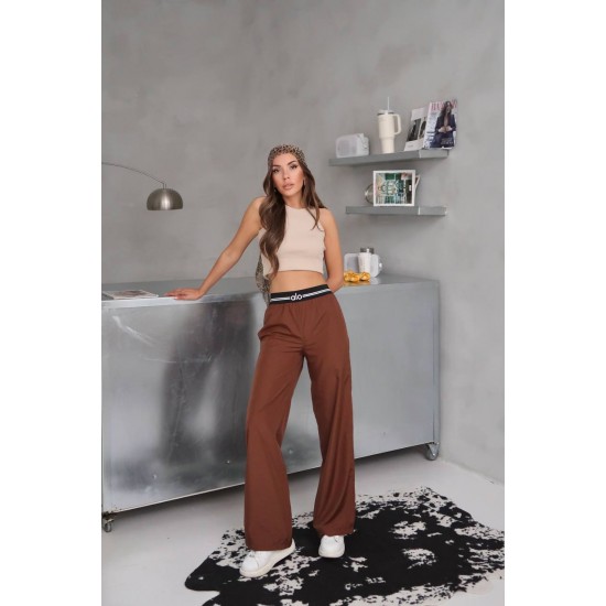 182593 TOPTAN KAHVE PANTOLON