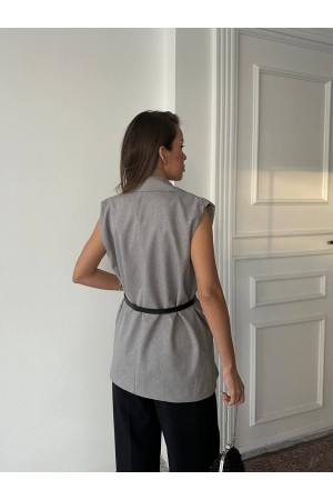 182595 TOPTAN GRİ YELEK