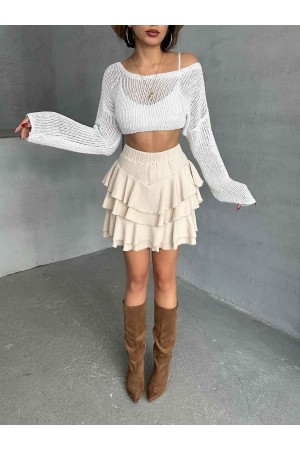 182616 TOPTAN BEJ ŞORT ETEK