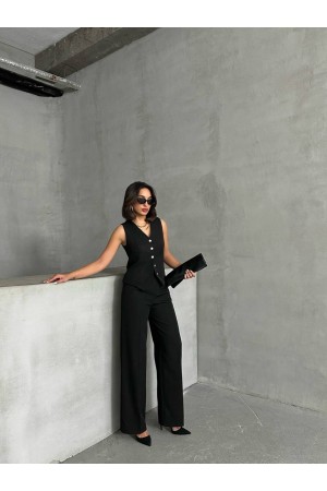 182619 TOPTAN SİYAH YELEK