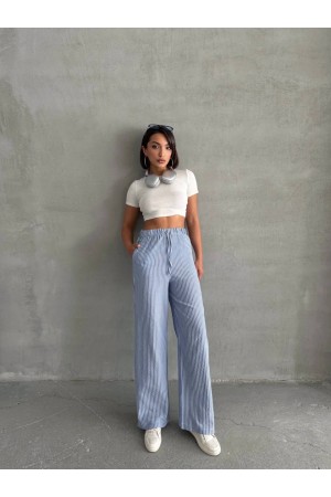 182627 TOPTAN ÇİZGİLİ PANTOLON