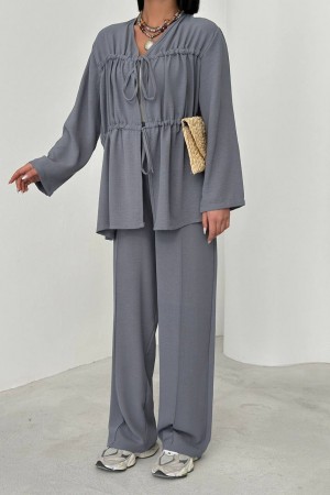 182634 TOPTAN GRİ PANTOLON TAKIM