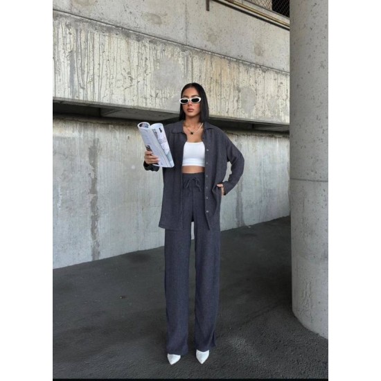 182638 TOPTAN ANTRASİT PANTOLON TAKIM