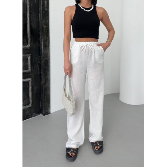 182639 white TROUSERS