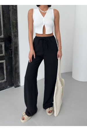 182641 TOPTAN SİYAH PANTOLON