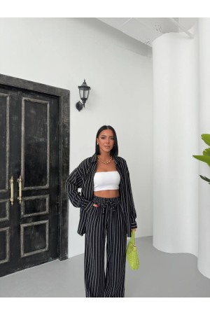 182646 TOPTAN SİYAH PANTOLON TAKIM