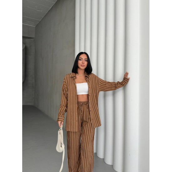 182648 TOPTAN KAHVE PANTOLON TAKIM