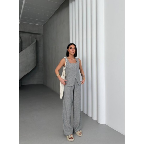 182653 TOPTAN GRİ PANTOLON TAKIM