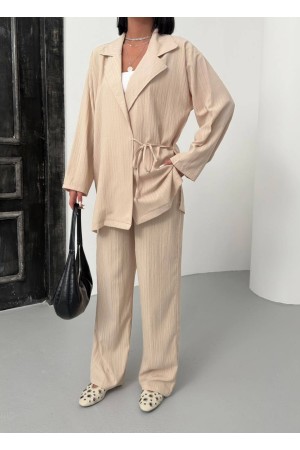 182663 TOPTAN BEJ PANTOLON TAKIM