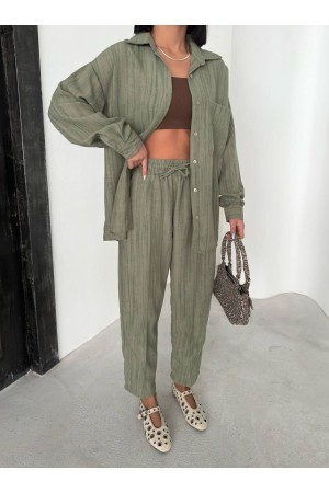 182669 TOPTAN HAKİ PANTOLON TAKIM