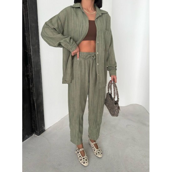 182669 TOPTAN HAKİ PANTOLON TAKIM