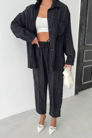 182670 TOPTAN SİYAH PANTOLON TAKIM