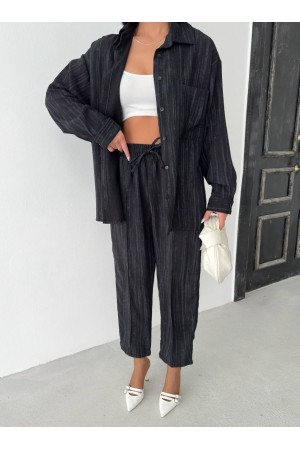 182670 TOPTAN SİYAH PANTOLON TAKIM