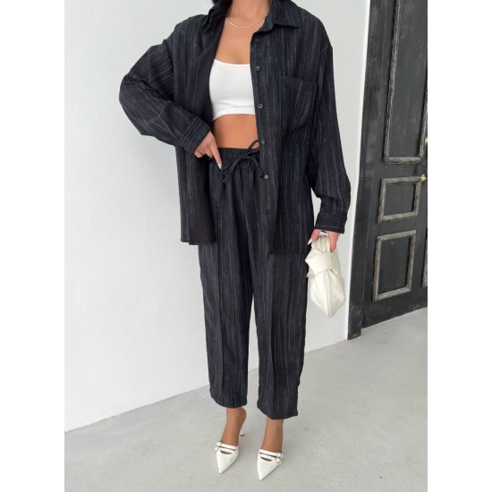 182670 TOPTAN SİYAH PANTOLON TAKIM