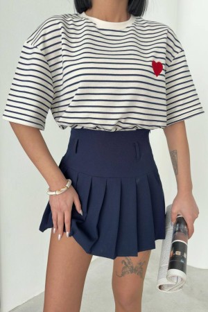 182675 TOPTAN ÇİZGİLİ TSHIRT