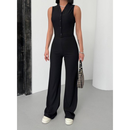 182682 TOPTAN SİYAH PANTOLON TAKIM