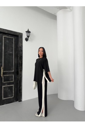 182695 TOPTAN SİYAH PANTOLON TAKIM