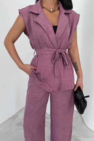 182702 TOPTAN GÜL KURUSU PANTOLON TAKIM