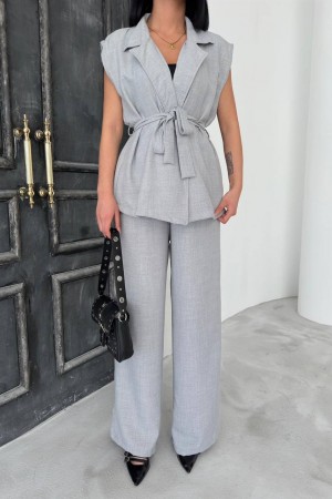 182704 TOPTAN GRİ PANTOLON TAKIM