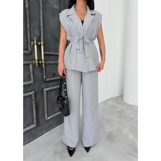 182704 TOPTAN GRİ PANTOLON TAKIM